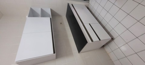 Balcão e aéreo cozinha