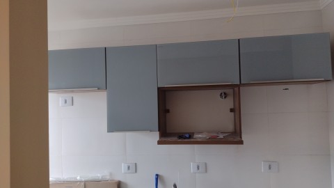 montagem de cozinha 