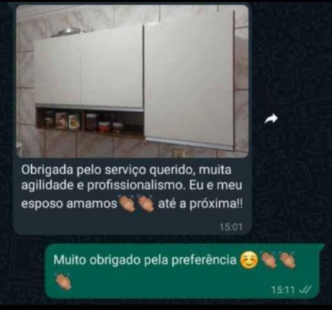 Armário Aero Clinte satisfeito